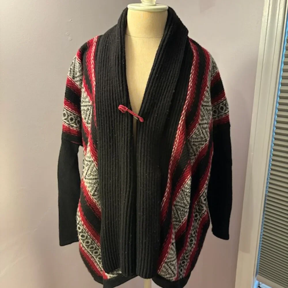 J.Jill Women’s Knit Sweater Open Front w/Pin Closure-SM - Picture 4 of 7